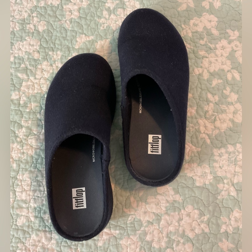 Fitflop Navy Slip-On Comfort Clog